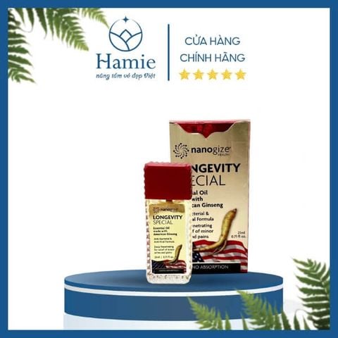 Dầu Gió Nanogize Health Longevity Essential Oil Mỹ