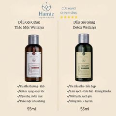 Dầu Gội Gừng Weilaiya 55ml Hồng Kông