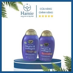 Dầu Gội Xả Biotin Collagen OGX Thick & Full 385ml