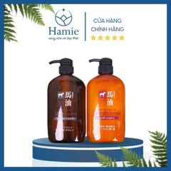 Dầu Gội Xả Mỡ Ngựa Nhật Bản Horse Oil With Tsubaki Oil 600ml
