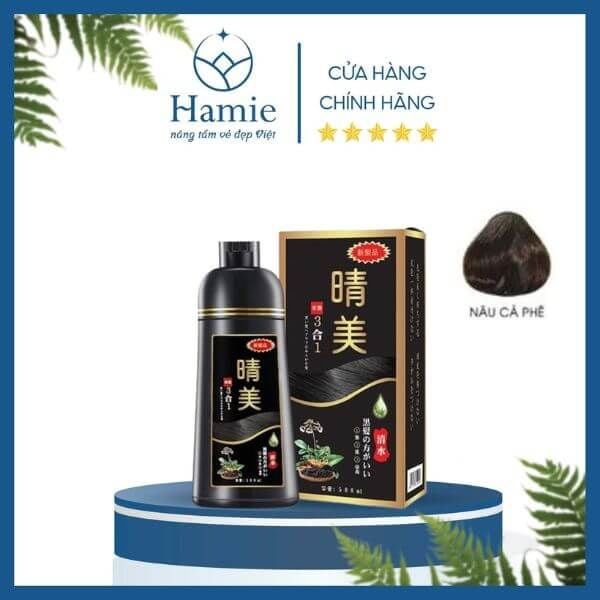 Dầu Gội Phủ Bạc Komi Hữu Cơ 500ml Nhật Bản 5 Màu