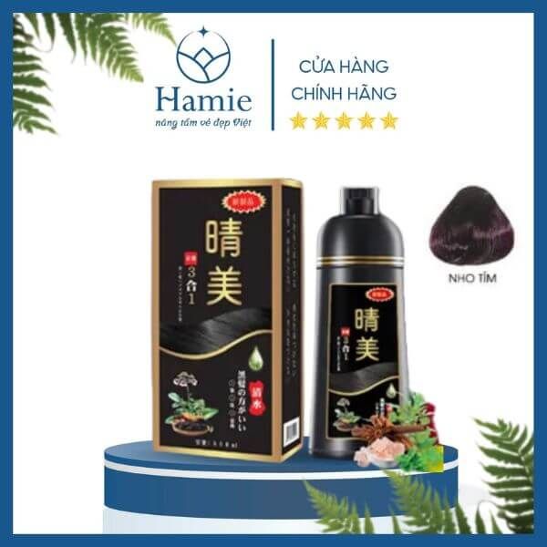 Dầu Gội Phủ Bạc Komi Hữu Cơ 500ml Nhật Bản 5 Màu