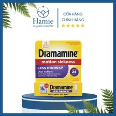 Dramamine Motion Sickness Less Drowsy Viên Uống  Say Tàu Xe 16 Viên Mỹ