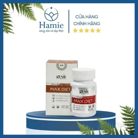 Viên Uống Giảm Cân Genie MAX DIET 60 Viên Hàn Quốc