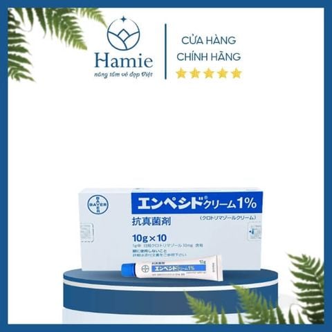 Kem Bôi Nấm Ngứa Vùng Kín Empecid Antimycotic Agent 1% Bayer 10gr Nhật Bản