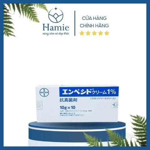 Kem Bôi Nấm Ngứa Vùng Kín Empecid Antimycotic Agent 1% Bayer 10gr Nhật Bản
