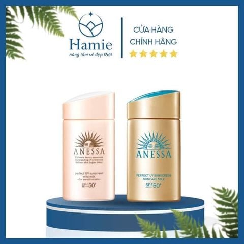 Kem Chống Nắng Anessa  Perfect UV Sunscreen SPF 50+ 60ml Nhật Bản