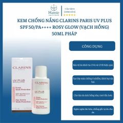 Kem Chống Nắng CLARINS Paris UV Plus SPF 50/PA++++ Rosy Glow (Vạch Hồng) 50ml Pháp