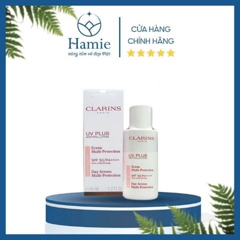 Kem Chống Nắng CLARINS Paris UV Plus SPF 50/PA++++ Rosy Glow (Vạch Hồng) 50ml Pháp