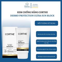 Kem Chống Nắng Corthe Dermo Protection Ultra Sun Block SPF 50+ PA+++ 50ml Hàn Quốc
