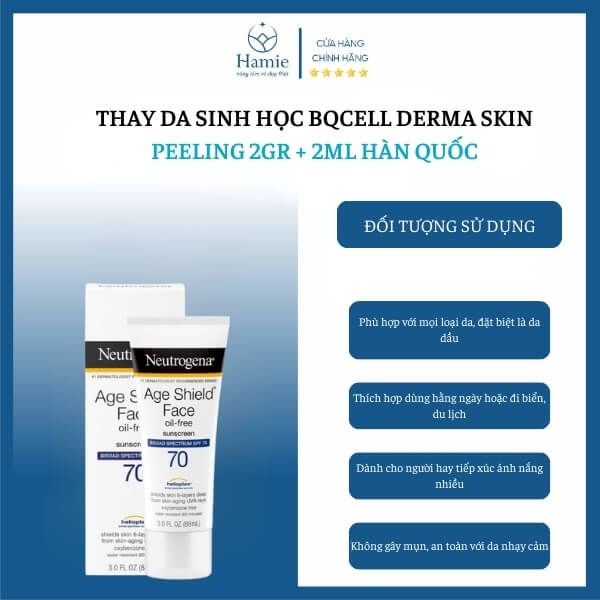 Kem Chống Nắng Neutrogena AGE SHIELD FACE Oil - Free SPF 70 88ML