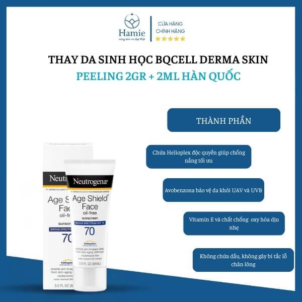 Kem Chống Nắng Neutrogena AGE SHIELD FACE Oil - Free SPF 70 88ML