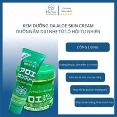 Kem Dưỡng Da Aloe Skin Cream – Dưỡng Ẩm Dịu Nhẹ Từ Lô Hội Tự Nhiên