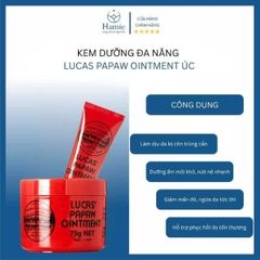 Kem Dưỡng Đa Năng Lucas Papaw Ointment Úc – Bảo Bối Cho Mọi Loại Da Nhạy Cảm