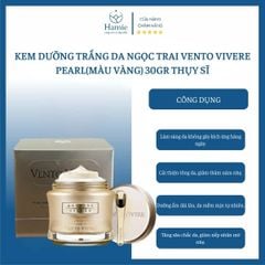 Kem Dưỡng Trắng Da Ngọc Trai Vento Vivere Pearl(Màu Vàng) 30gr Thụy Sĩ