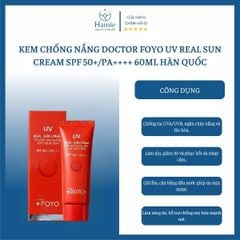 Kem Chống Nắng Doctor Foyo UV Real Sun Cream SPF 50+/PA++++ 60ml Hàn Quốc