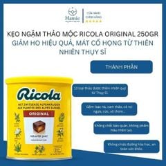Kẹo Ngậm Thảo Mộc Ricola ORIGINAL 250gr Thụy Sĩ