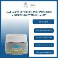 Mặt Nạ Đất Set Kiehl's Rare Earth Pore-Minimizing Clay Mask 14ml Mỹ