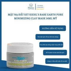Mặt Nạ Đất Set Kiehl's Rare Earth Pore-Minimizing Clay Mask 14ml Mỹ