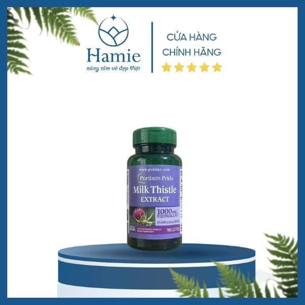 Giải Độc Gan Milk Thistle Extract 1000mg Puritan's Pride Mỹ