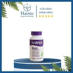 Thuốc Mọc Tóc Biotin của Mỹ 10,000mcg 100 Viên Mẫu Mới