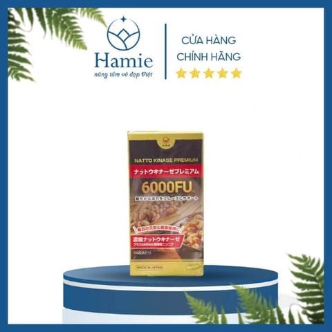 Natto Kinase Premium JBH 6000FU Viên Uống Ngăn Ngừa Đột Quỵ Nhật Bản