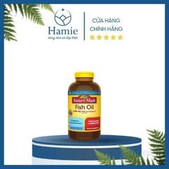 Viên Uống Dầu Cá Nature Made  Fish Oil 1200mg 300 Viên Mỹ