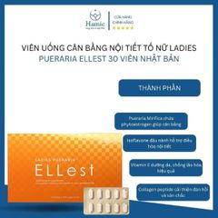 Viên Uống Cân Bằng Nội Tiết Tố Nữ Ladies Pueraria Ellest 30 Viên Nhật Bản