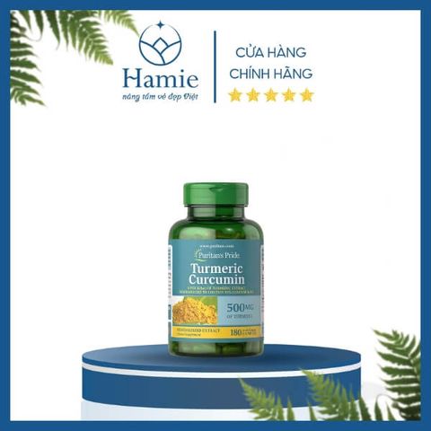 viên uống tinh nghệ puritan's pride turmeric curcumin 180 Viên Mỹ