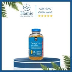 Viên Uống Omega 3-6-9 Bổ Mắt Dietary Supplement Nắp Xanh 300 Viên Mỹ