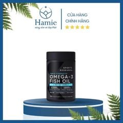 Viên Uống Dầu Cá Sports Research Omega-3 Fish Oil 150 Viên Mỹ