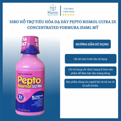 Siro Pepto Bismol Ultra 2X 354ml Của Mỹ - Hỗ Trợ Dạ Dày & Tiêu Hóa