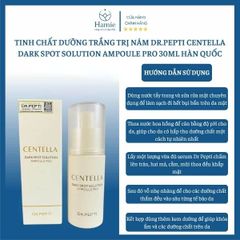 Serum Dưỡng Trắng Trị Nám Dr.Pepti Centella Ampoule Pro 30ml Hàn Quốc