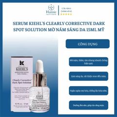 Serum Kiehl's Clearly Corrective Dark Spot Solution Mờ Nám Sáng Da 15ml Mỹ
