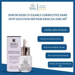 Serum Kiehl's Clearly Corrective Dark Spot Solution Mờ Nám Sáng Da 15ml Mỹ
