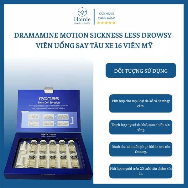 Serum Tế Bào Gốc Ronas Stem Cell Solution 5ml x 10 Ống Hàn Quốc