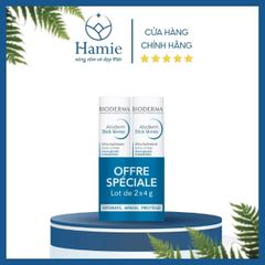 Set 2 Son Dưỡng Bioderma Offre Spéciale 4gr x 2 Cây Pháp