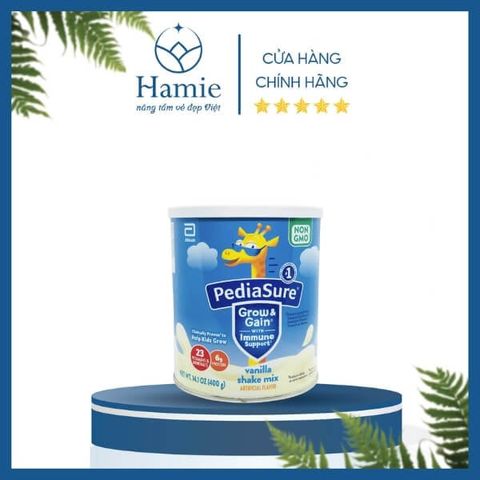 Sữa Bột PediaSure Grow & Gain Vanilla Shake Mix 400gr Mỹ