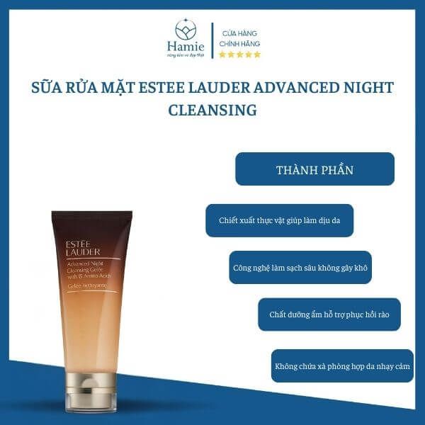 Sữa Rửa Mặt Estee Lauder Advanced Night Cleansing 30ml Mỹ