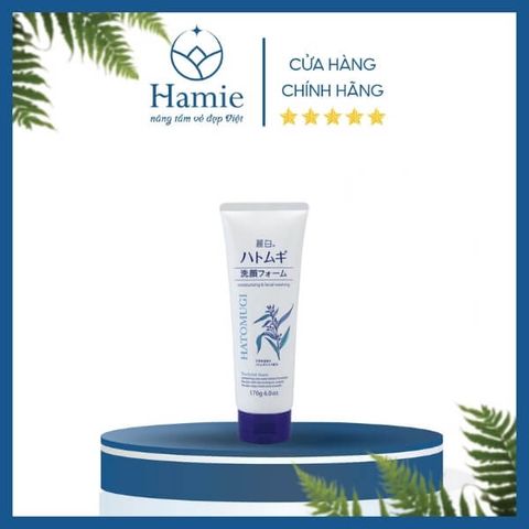 Sữa Rửa Mặt Trắng Da Hatomugi The Cleansing Foam 170gr Nhật Bản