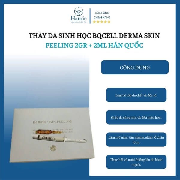 Thay Da Sinh Học BQCELL Derma Skin Peeling 2gr + 2ml Hàn Quốc