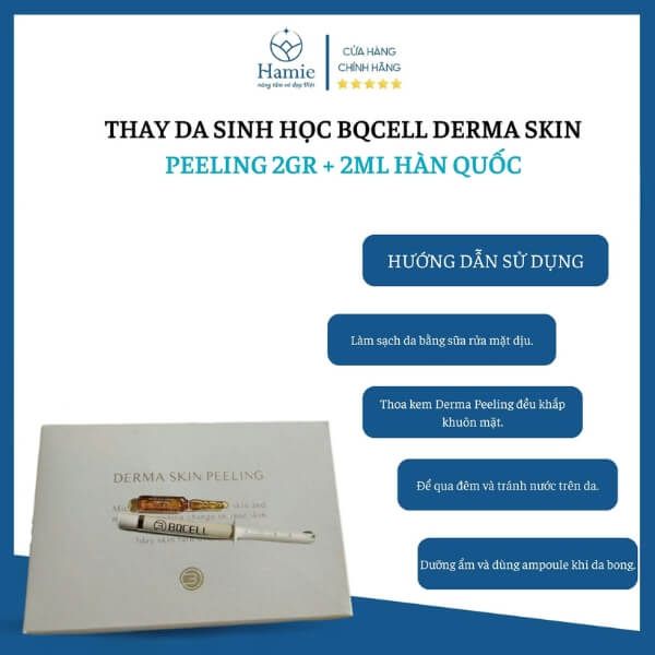 Thay Da Sinh Học BQCELL Derma Skin Peeling 2gr + 2ml Hàn Quốc