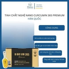 Tinh Chất Nghệ Nano Curcumin 365 PREMIUM 3gr x 32 Tuýp Hàn Quốc