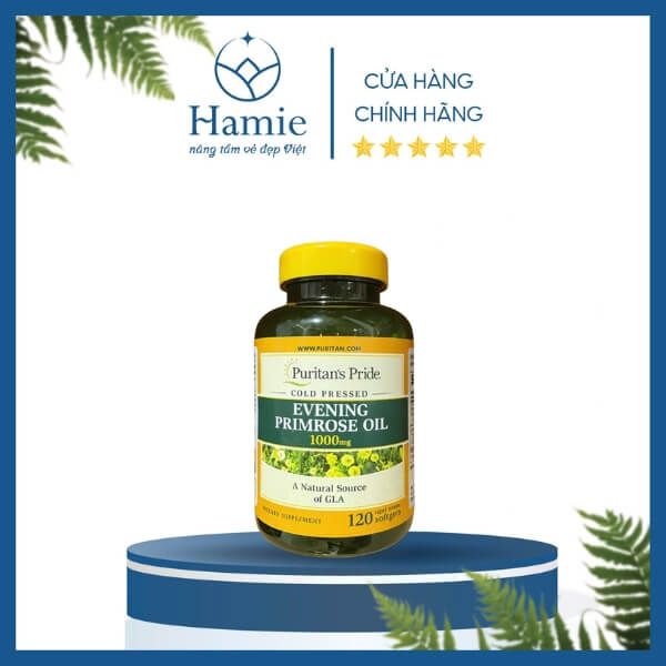 Tinh Dầu Hoa Anh Thảo Puritan's Pride Evening Primrose Oil 120 Viên Mỹ