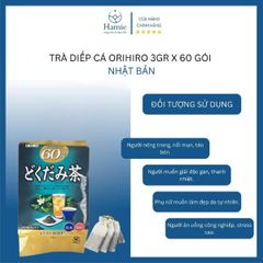 Trà Diếp Cá Orihiro Dokudami Giải Độc Thanh Lọc Cơ Thể Nhật Bản