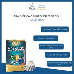 Trà Diếp Cá Orihiro Dokudami Giải Độc Thanh Lọc Cơ Thể Nhật Bản