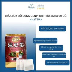 Trà Giảm Mỡ Bụng Genpi Orihiro 3gr x 60 Gói Nhật Bản