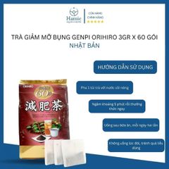 Trà Giảm Mỡ Bụng Genpi Orihiro 3gr x 60 Gói Nhật Bản