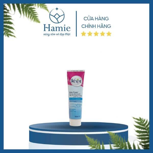 Kem Tẩy Lông Veet Silky Fresh Hair Removal Cream 100gr Pháp