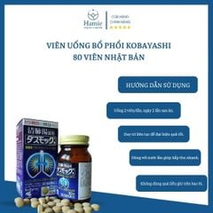Viên Uống Bổ Phổi Kobayashi 80 Viên Nhật Bản